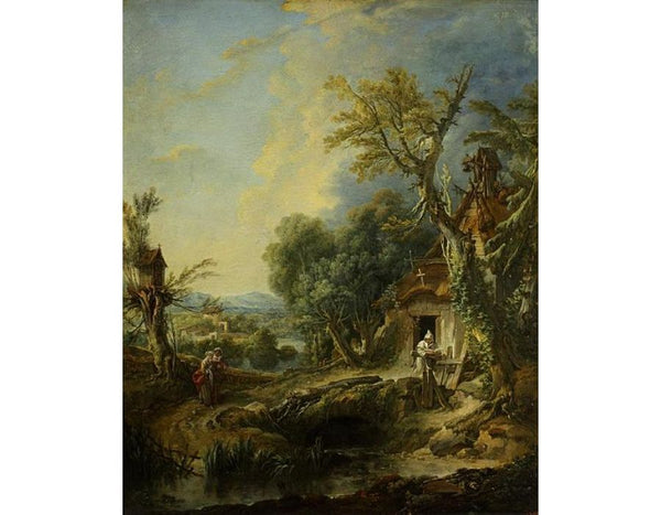 Landscape with his brother Lucas 