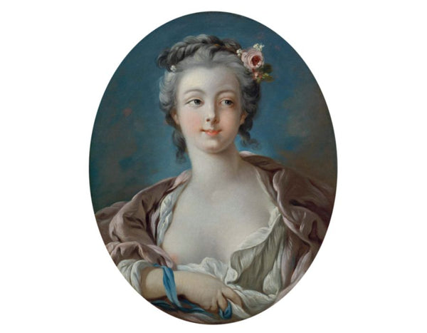 Young Woman with Flowers in Her Hair wrongly called Portrait of Madame Boucher 