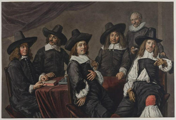 Regents of the Old Men's Almshouse Painting by Frans Hals