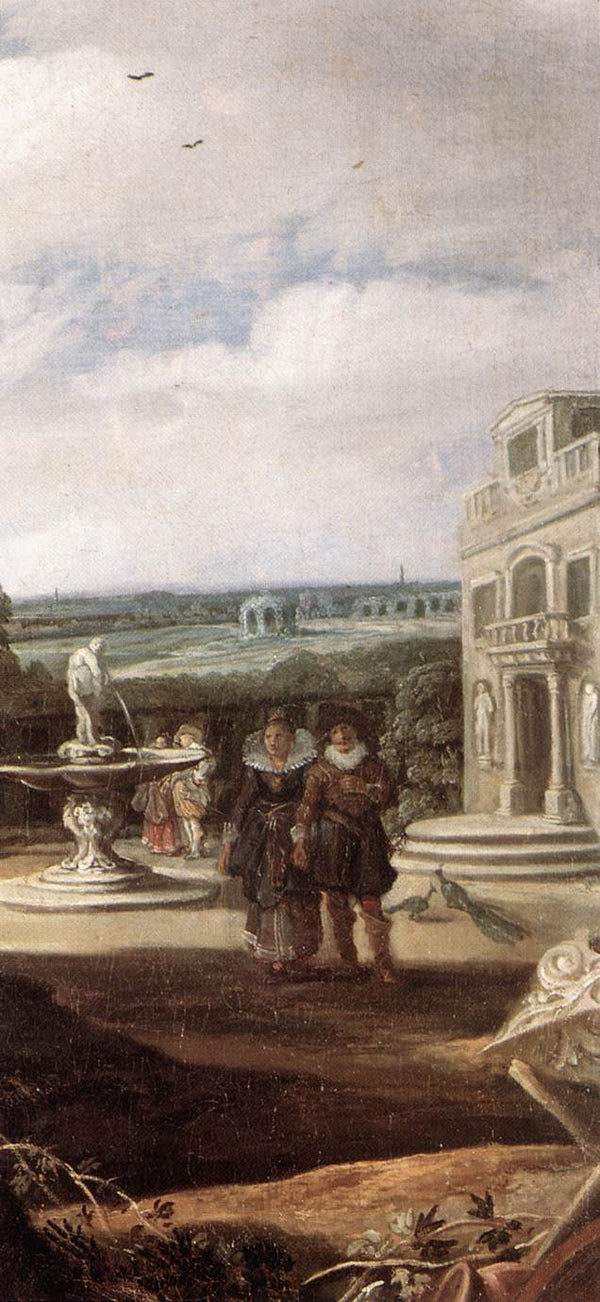 Married Couple in a Garden (detail 2) c. 1622