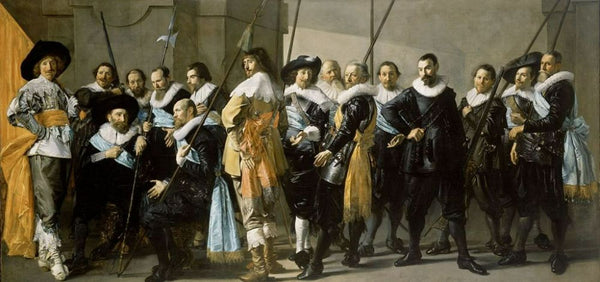 Company of Captain Reinier Reael, known as the 'Meagre Company' Painting by Frans Hals