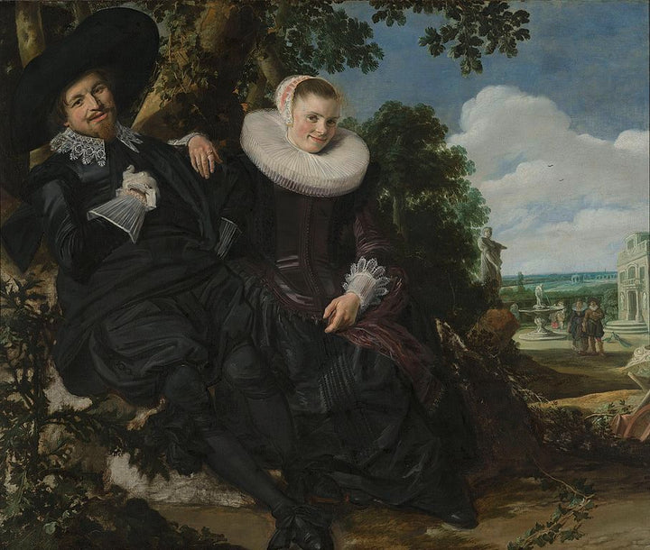 Married Couple in a Garden c. 1622 Painting by Frans Hals