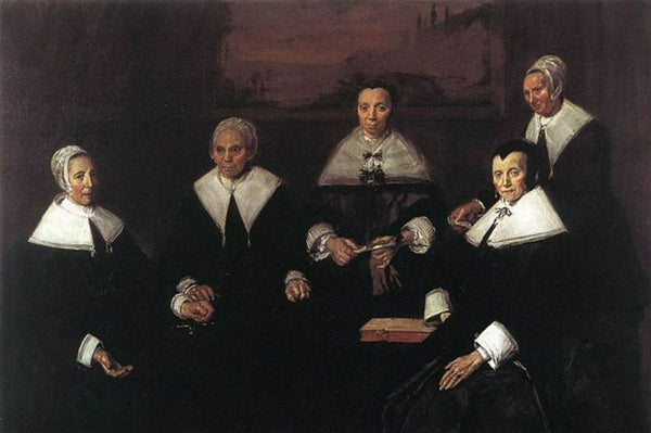 Regentesses of the Old Men's Almshouse 1664 Painting by Frans Hals