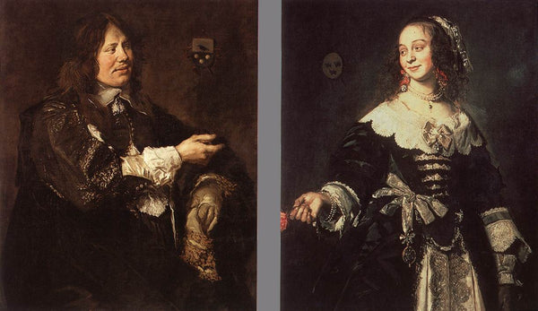 Stephanus Geraerdts and Isabella Coymans 1650-52 Painting by Frans Hals