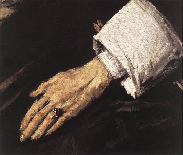 Regentesses of the Old Men's Almshouse (detail 3) 1664 Painting by Frans Hals