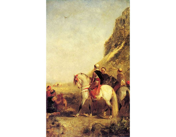 Arabs Hunting Painting by Eugene Fromentin
