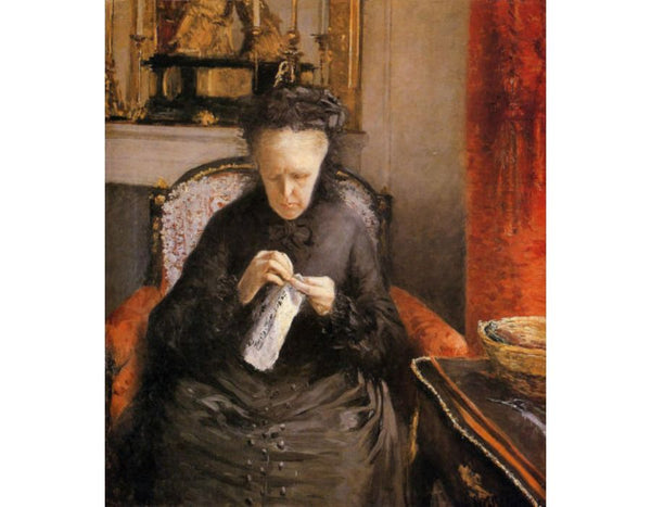 Portrait Of Madame Martial Caillebote (the Artists Mother)