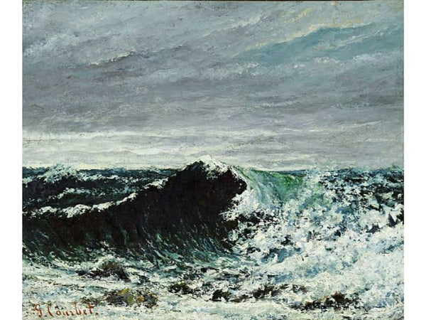 The Wave, c.1871 Painting by Gustave Courbet