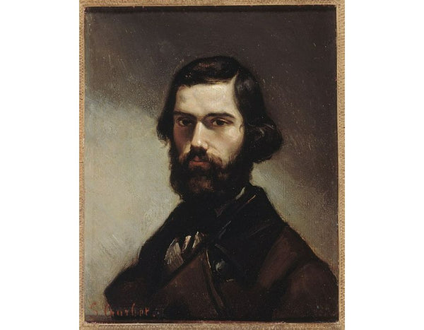 Portrait of Jules Valles (1832-85) c.1861 Painting by Gustave Courbet