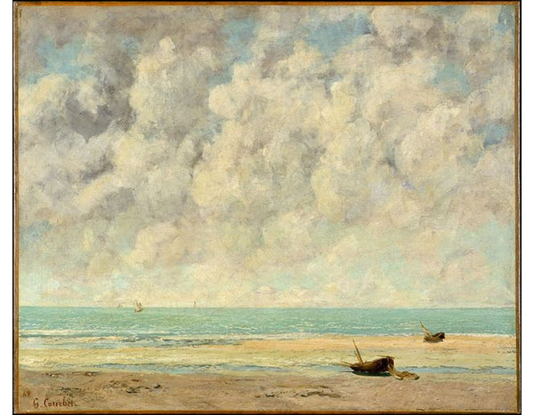 The Calm Sea Painting by Gustave Courbet