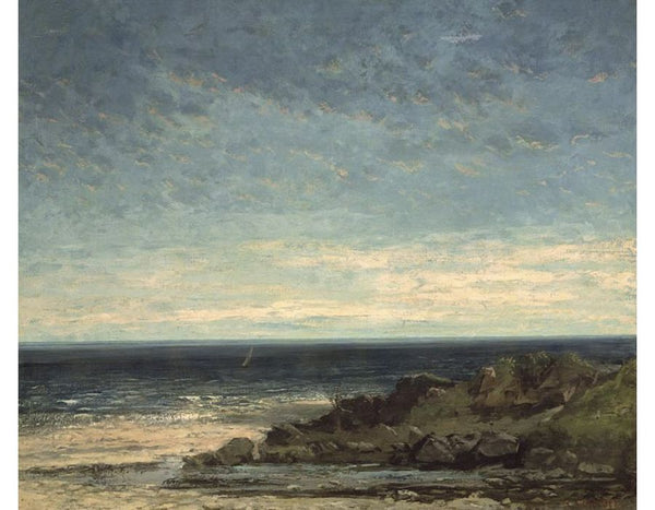 The Sea Painting by Gustave Courbet