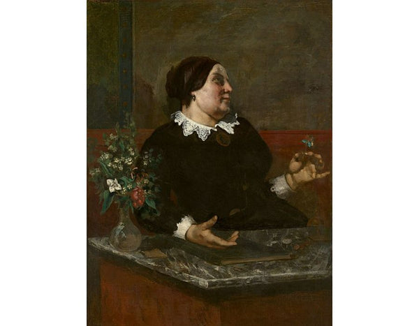 Mère Grégoire (Mother Grégoire) Painting by Gustave Courbet