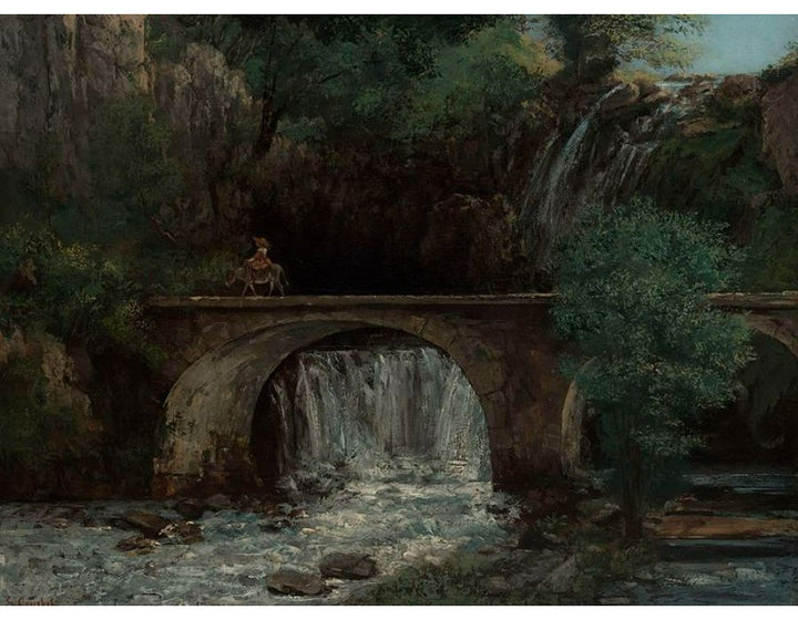 The Pont de Fleurie, Switzerland, 1873 Painting by Gustave Courbet