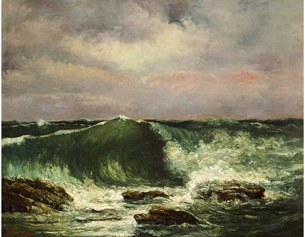 The Wave I Painting by Gustave Courbet