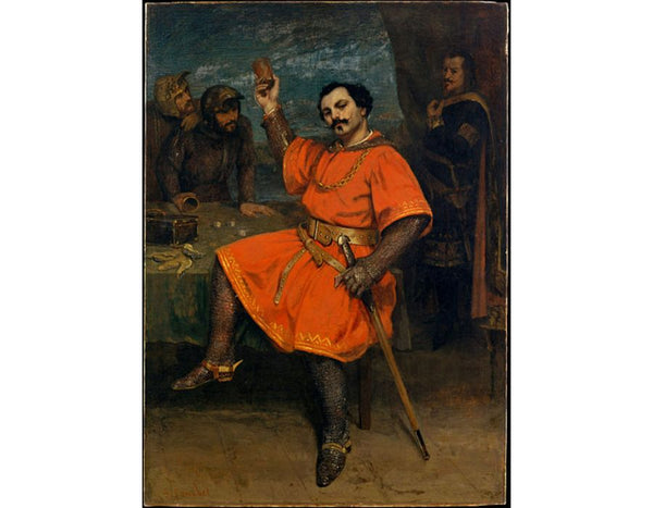 Louis Gueymard (1822-1880) as Robert le Diable Painting by Gustave Courbet