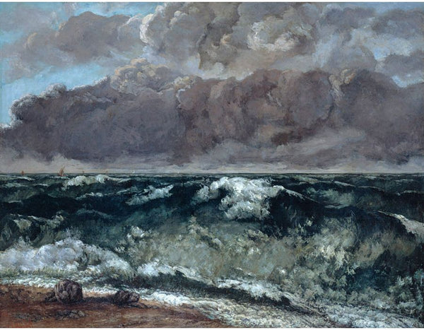 The Wave II Painting by Gustave Courbet