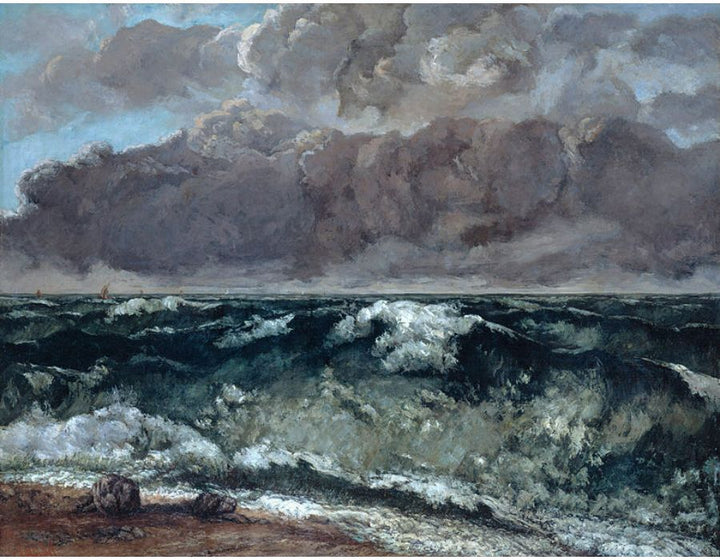 The Wave II Painting by Gustave Courbet