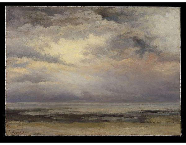 L'Immensite Painting by Gustave Courbet