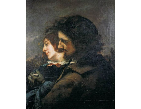 The Lovers in the Countryside, after 1844 Painting by Gustave Courbet
