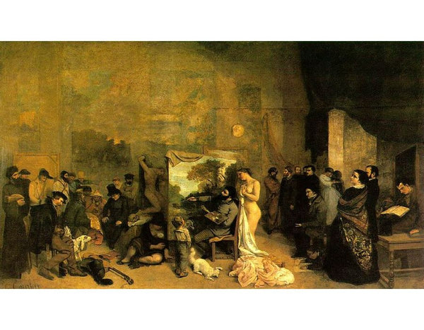 My Atelier Painting by Gustave Courbet