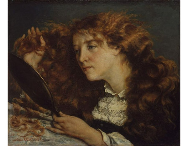 Portrait De Jo, La Belle Irlandaise Painting by Gustave Courbet