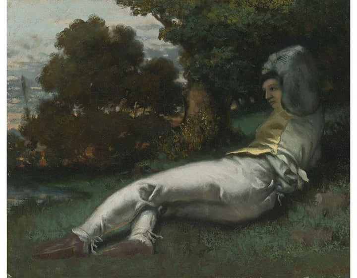 La Sieste Painting by Gustave Courbet