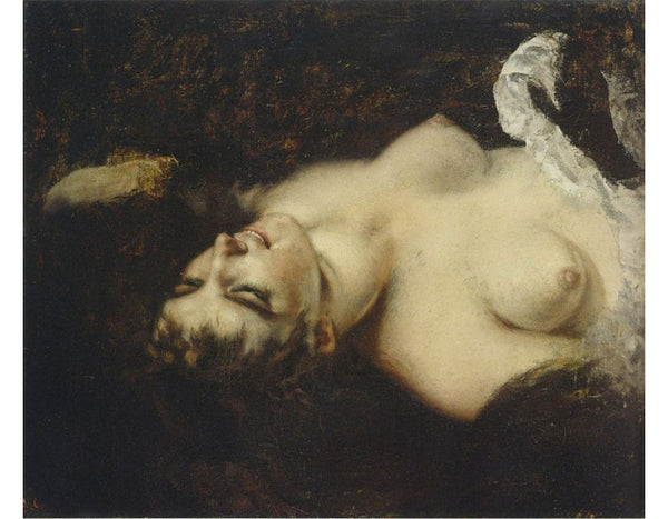 Femme Nue Painting by Gustave Courbet