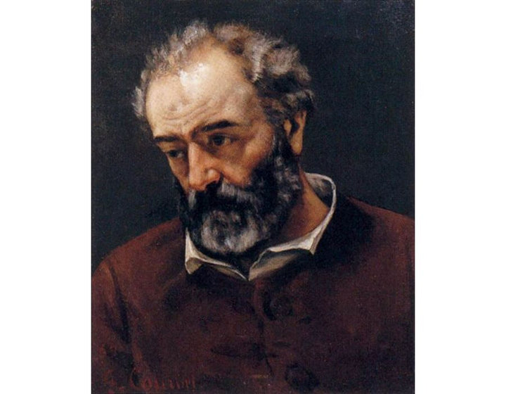 Portrait of Chenavard Painting by Gustave Courbet