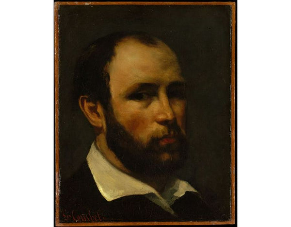Portrait of a Man, probably ca. 1862 Painting by Gustave Courbet