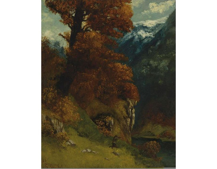 Le Chasseur Painting by Gustave Courbet