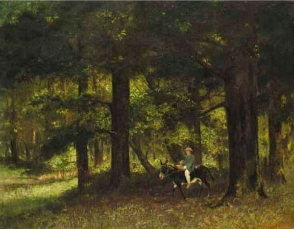 Le Parc De Rochemont Painting by Gustave Courbet
