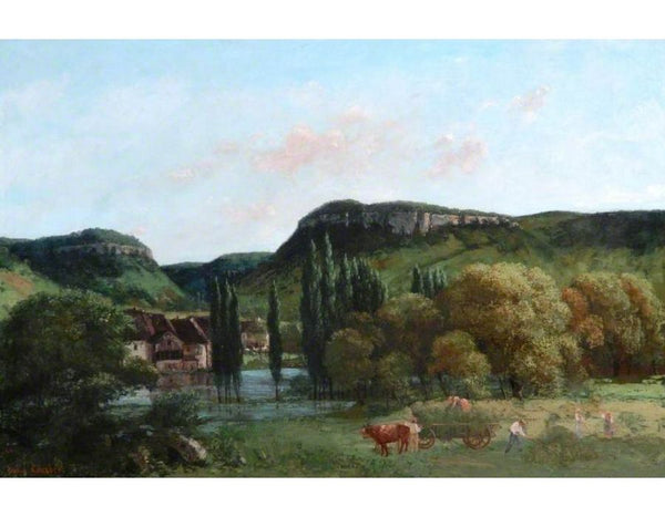 View of Ornans 1864 