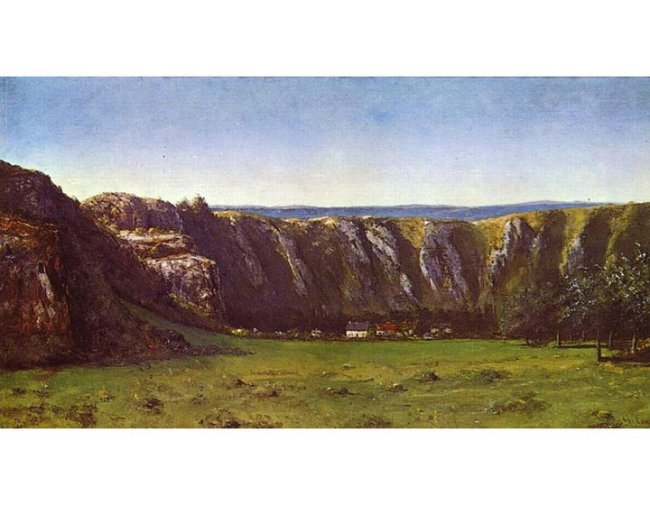 La roche de dix heures Painting by Gustave Courbet