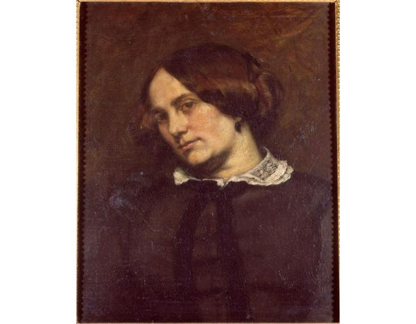 Portrait of Zelie Courbet Painting by Gustave Courbet