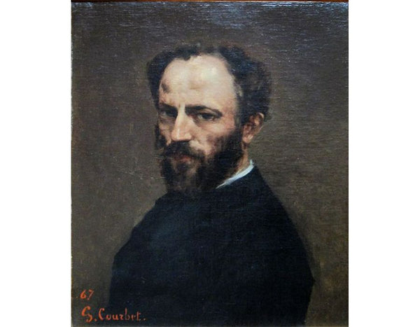 Portrait of Amand Gautier Painting by Gustave Courbet
