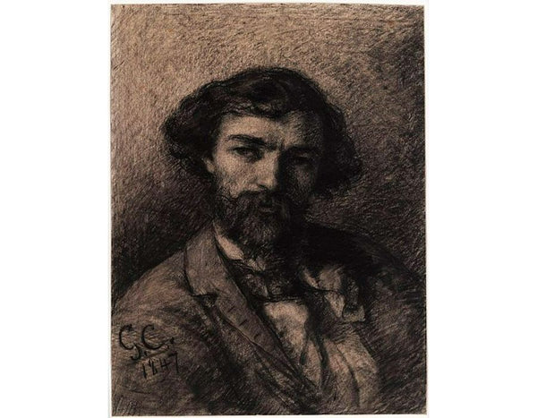 Portrait of Alphonse Promayet Painting by Gustave Courbet