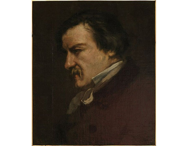 Portrait of Champfleury Painting by Gustave Courbet