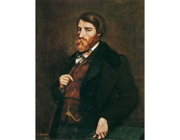 Portrait of Alfred Bruyas I Painting by Gustave Courbet