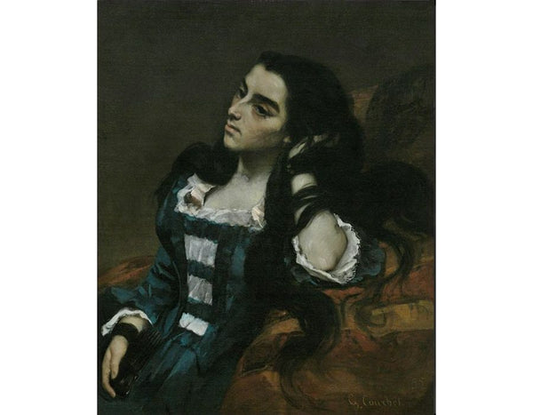 A Spanish Woman, 1855 Painting by Gustave Courbet