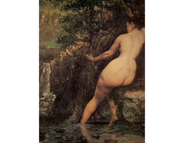 The Source or Bather at the Source, 1868 Painting by Gustave Courbet
