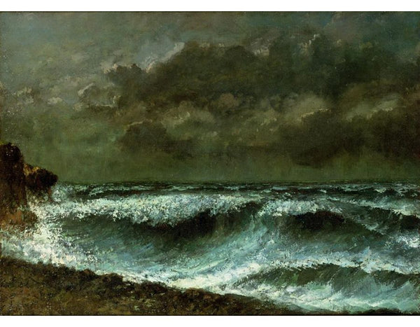 Squall on the Horizon, c.1872 Painting by Gustave Courbet