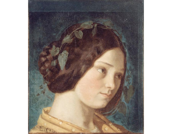 Portrait of Zelie Courbet, c.1842 Painting by Gustave Courbet