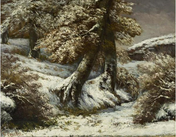 Trees in the Snow, c.1865 