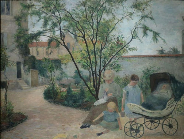 The Family In The Garden Rue Carcel 