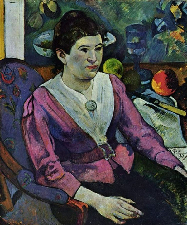Portrait Of A Woman With Cezanne Still Life 