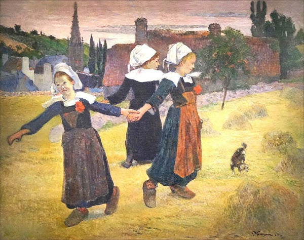 Breton Girls Dancing Aka Dancing A Round In The Haystacks 