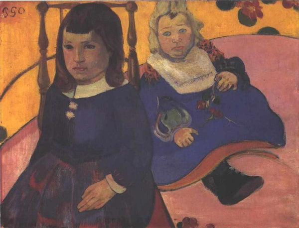 Portrait Of Two Children Aka Paul And Jean Schuffenecker 