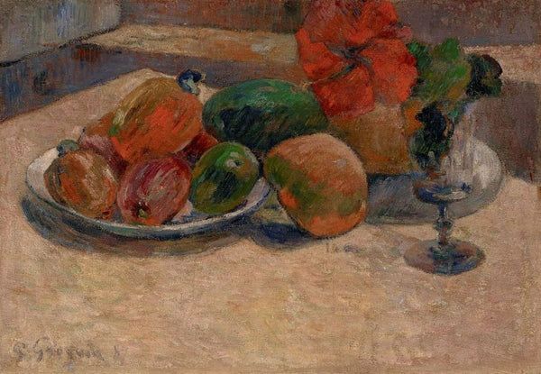 Still Life With Mangoes And Hisbiscus 