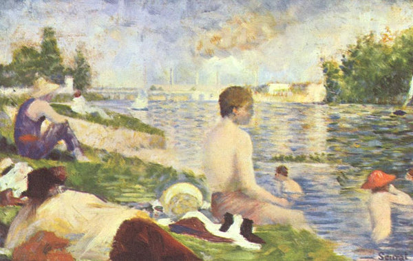 Final Study for 'Bathing at Asnieres
