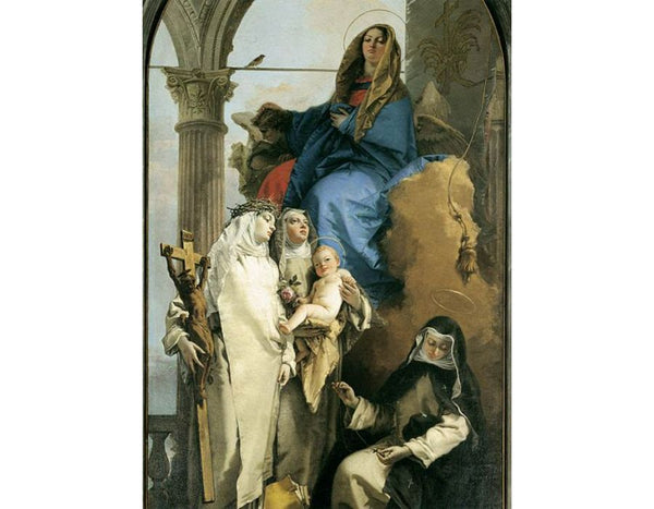 The Virgin Appearing to Dominican Saints 
